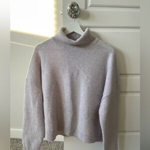 Massimo Dutti high neck wool cashmere sweater